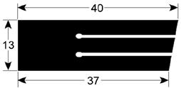 02 door seal profile 270 perimeter 960mm Qty gaskets for tray rack trolleys mechanical components,
