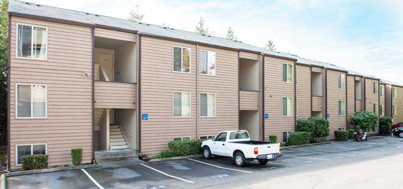 Improvements Built in 1986, Kenmore Village consists of 58 units across four buildings.