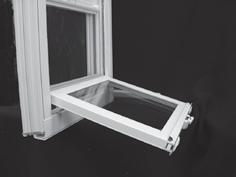 These windows are designed to provide a wider opening when fully opened. To wash casement egress windows:.