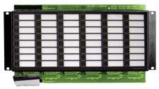 Can support up to 12 relays. RAM-1016TZDS 16 Point Annunciator Chassis with 16 Trouble LEDs.
