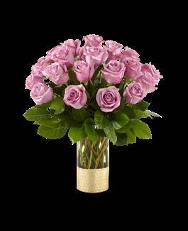 Hello Beautiful Rose Bouquet (M3) CONTAINER 1901S $70 Standard $110 Deluxe STANDARD (19-M3s) 12 Lavender 50