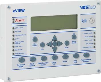 eview Analog Addressable Serial Annunciator VF1172-xx where xx = 10 for Red & 40 for Gray Red version -10 Gray version -40 Available in Red or Gray Up to 15 annunciators can be connected to each