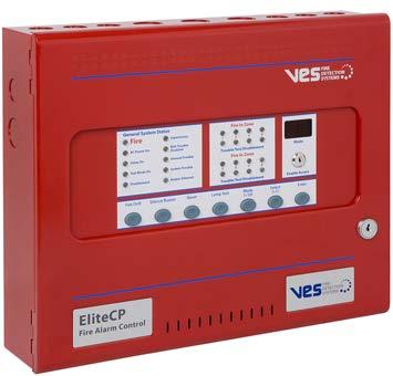 Elite CP Conventional Fire Control Panels UL864 approved Two, four or eight initiating circuits Initiating circuits individually configurable as Fire, or Supervisory Two 2.