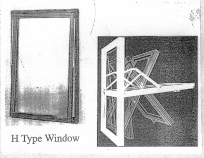 6.0 WINDOWS 6.1 DESCRIPTION The windows are fully reversible, designed to allow for safe cleaning of both sides of the glass from within the house.