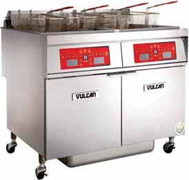 FRYERS filtered by KleenScreen PLUS Electric ER Fryers (ER) FILTRATION AND CASTER LOCATIONS Freestanding WITHOUT FILTRATION Freestanding WITH FILTRATION Battery: 2 Fryers Fryer Fryer Fryer Fryer
