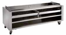 AHP Series Model of Burners Total BTU/hr Width Inches Depth Inches Overall Height Inches AHP424 Cooking Height Inches AHP Burner System List Price Opt. Ext.