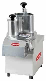 PROCESSORS M2000 & M3000 MODELS Standard Features: Powerful heavy duty motors for high-capacity output Stainless steel and cast aluminum housings 8¼" diameter plates Dual feed openings with safety