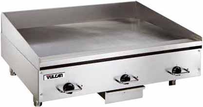 GRIDDLES & & CHARBROILERS Vulcan Countertop Griddles HEG SERIES Dependable Operation and Repeatable Performance.