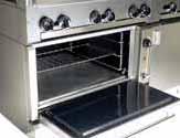 HEAVY DUTY COOKING Factory Installed Apply to All V Series Ranges Option ¾" Rear Gas Connection 1 * N/C 1¼" Rear Gas Connection 1 ** N/C 650ºF Oven Thermostat with ½" Steel Hearth for Use with