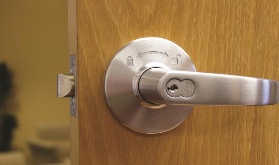 Security Classroom Lockset: A great product that is often misunderstood. The inside cylinder should be keyed to a common key, and is not intended to match the corridor cylinder.