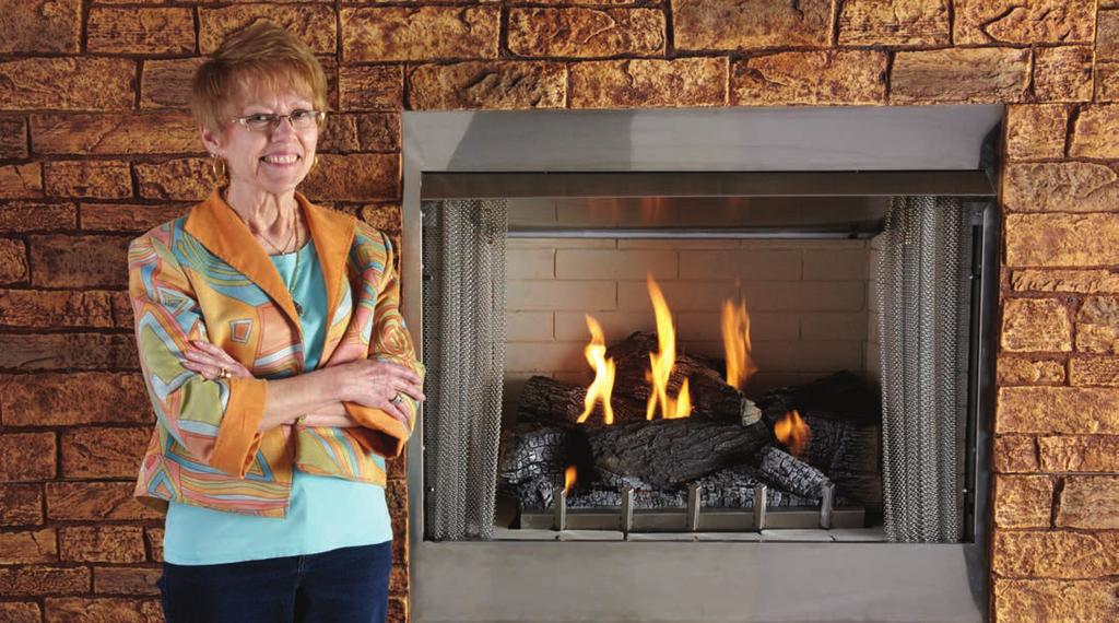 Carol Rose Outdoor Logs & Burners These special outdoor products are named for customer service manager Carol Rose Burtz, who has been with Empire for more than 58 years.