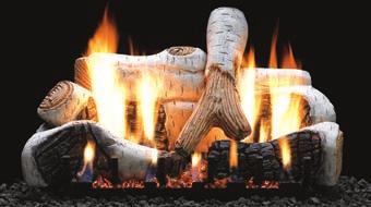 They may be installed in an existing wood-burning fireplace, with the damper closed, to