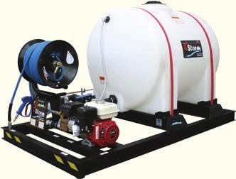 skid mount cleaner with lifting lugs / oil patch