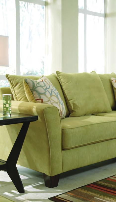 Corson Sofa This mix of luminescent, refreshing hues feels