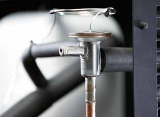 Optimal performance adjustment The hot gas bypass control ensures optimised compressed air cooling and prevents harmful ice