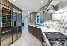 built-in GE Monogram, stainless steel, side-by-side refrigerator/freezer SubZero wine refrigerator 2 SubZero