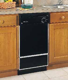 Spacemaker 18" Built-In Dishwasher Spacemaker 18" Built-In Dishwasher GSS1800Z 4 cycles/6 options 2 wash levels Pots & Pans cycle Normal Wash cycle (on dial)