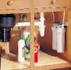 Under Sink Dual Stage Carbon Drinking Water Filtration Systems Note: bold = feature upgrade from previous model Simple Installation Can be easily installed under a sink, in basement or another