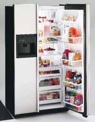 www.geappliances.com CustomStyle Refrigerators Profile Trimless Model TPX24PRD Dispenser Model 23.7 cu. ft. capacity LightTouch!