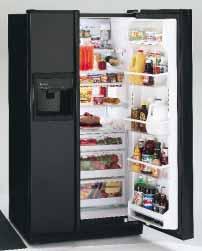 model Contoured Door Refrigerators The full-length SoftTouch handle has a comfortable grip and luxurious feel. ShelfSaver provides a new space for odd shapes and sizes.