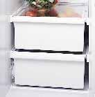 Wire Everwhite Shelves minimize shuffling and restacking of fresh food items. Dispenser Model TFX20JRB 19.9 cu. ft. capacity LightTouch!