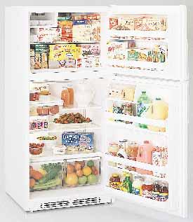 com Top-Freezer Refrigerators Clear Crispers with limited lifetime warranty. See page 156 for details. Snack Pan conveniently stores rewrapped meats, cheeses and snacks.
