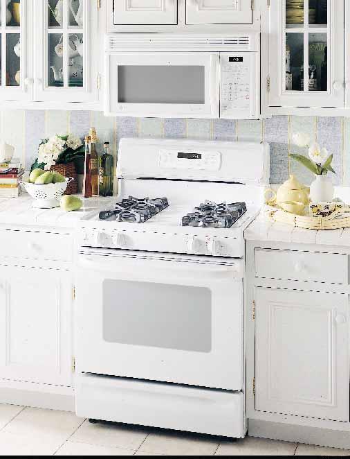A full-featured microwave with a powerful, two-speed exhaust fan, rated 300 CFM, and cooktop light, integrated into the base of the microwave oven eliminates the need
