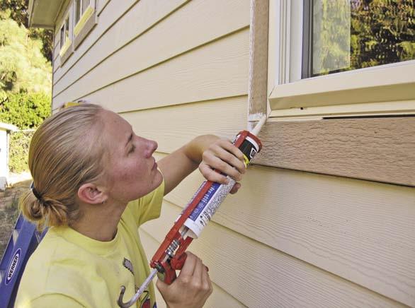 Efficiency Pays Small Changes Equal Big Savings Bernd Geisler 2005 Bernd Geisler Caulking and weather-stripping the gaps in your home probably offer the best use of your bucks in terms of home energy