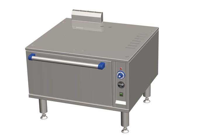 Oven Base The Oven Base can be used to support the full range of Modular 700 Series Tops. Designed with stainless steel rounded corners for easy cleaning. Door and handles of stainless steel.
