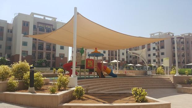 / 5 Improvements ENHANCEMENTS ON SABIL AND WAHA PLAYGROUNDS COMPLETED The enhancement works on Sabil and Waha playgrounds have been completed as planned.