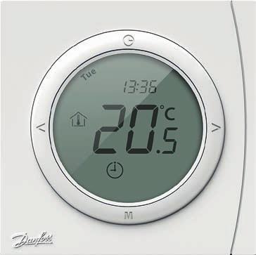 connected to boiler or pump (WT-DR version only) WT-P/PR» Programmable Design room thermostat Compatible with wired floor sensor