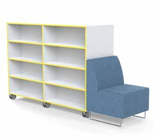 330d x 900h-2x Shelves 1500w x 330d x 900h-2x Shelves 900w x 330d x 1200h-2x Shelves 1500w x 330d x 1200h-2x Shelves *Non Standard Sizing Available, Plinth or Mobile Options STRAIGHT DOUBLE SIDED
