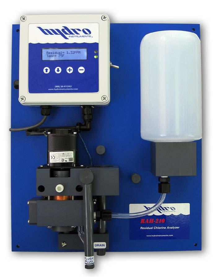 Residual Chlorine Analyzers Does not rely on sample and hold methods! Simple calibration and maintenance!