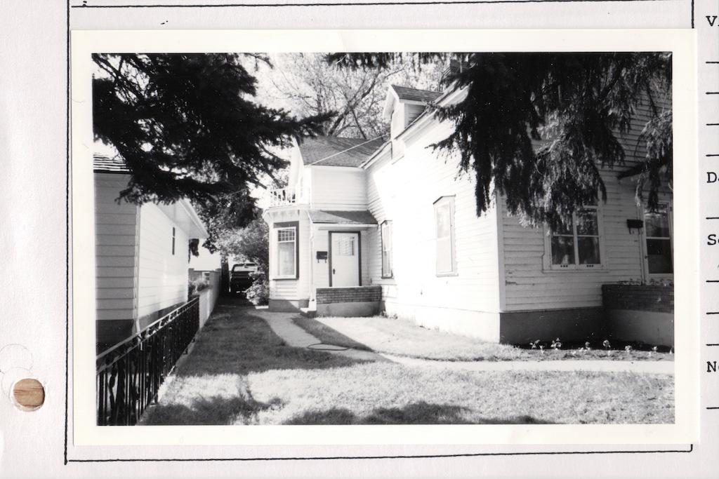 Residence showing verandah removed, 1983 (Alberta