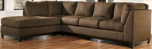 STATIONARY UPHOLSTERY SECTIONALS 86703 FUSION CAFE