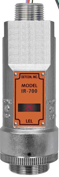 3 Product Description The Detcon IR-700 Combustible Hydrocarbon Gas Sensor is a three-wire 4 20 ma smart device to detect combustible gas hazards.