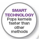 CINEMA POPPER POPCORN MAKER CP1428(Red) CP1428(Wht) Smart Technology Pops kernels faster then other methods Uses hot air for a low calorie treat No oil required Removable cap melts butter and