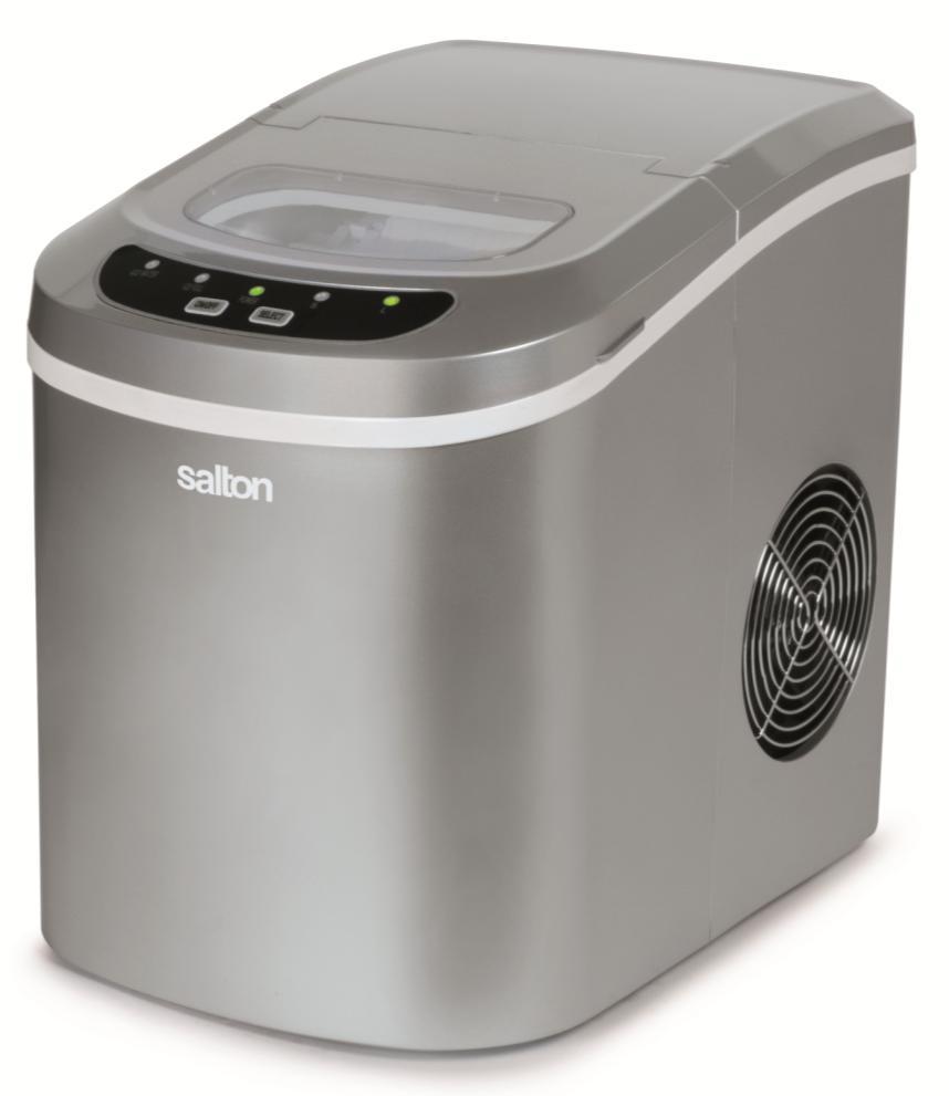 PORTABLE ICE MAKER IM2096 Produces ice in as little as 6 minutes! Choose from 2 ice sizes: small or large Produces 11.