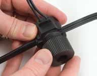 main #14 cable (P8617-31 or P8626-31) into centering guide.
