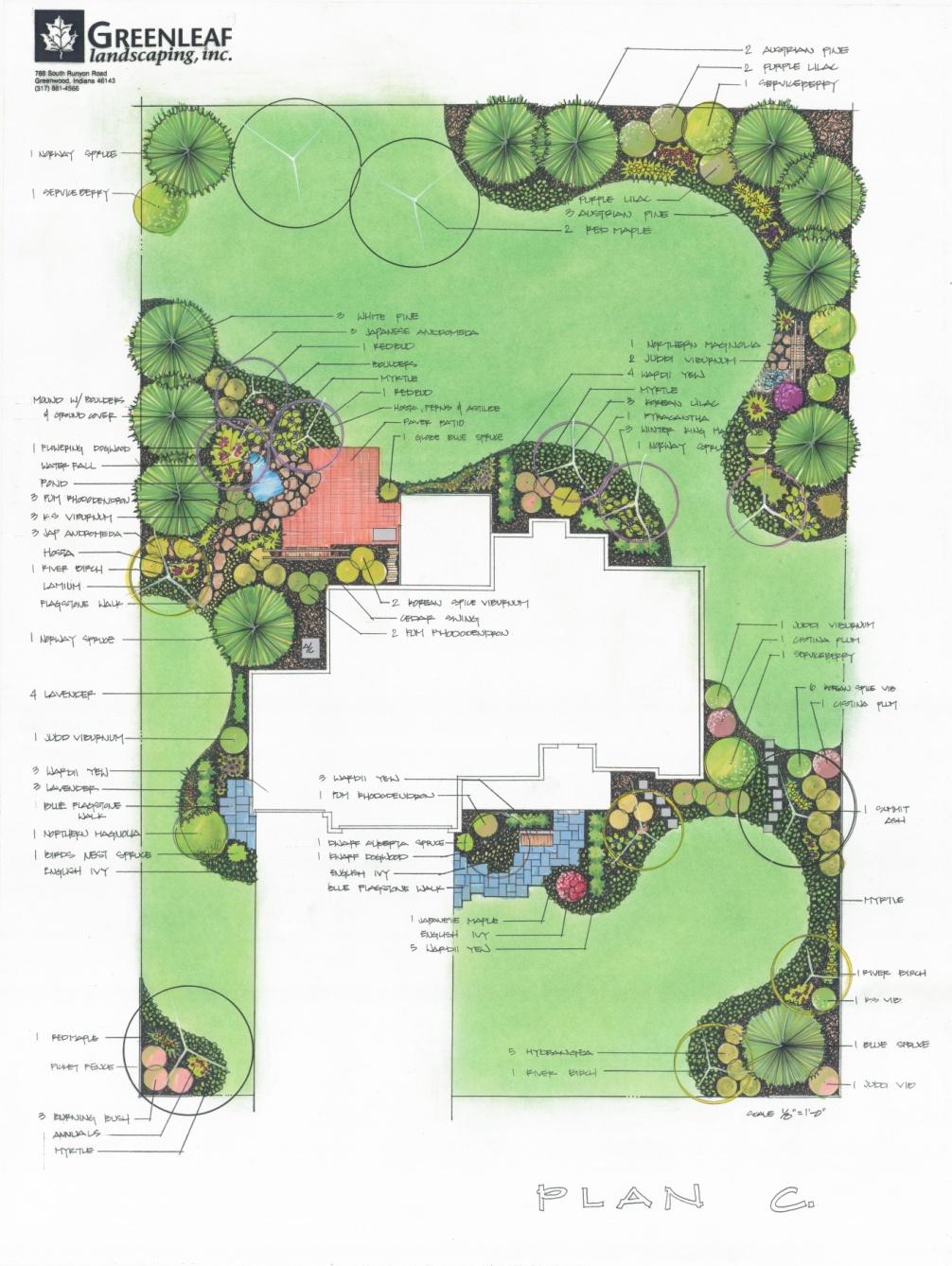 wood, Indiana 46143 LEVEL 2 - Expanded Design - $200 to $500 Level 2 design fee includes an expanded design of a mid to large sized patio or plantscape with a variety of design detail and project