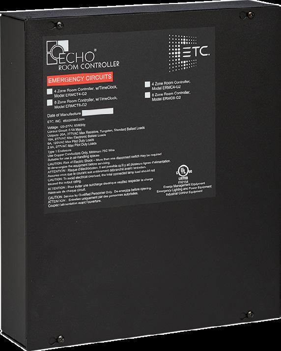 Unison Echo Room Controller GENERAL INFORMATION The Echo Room Controller offers a full power and control solution for standalone and integrated room controls.