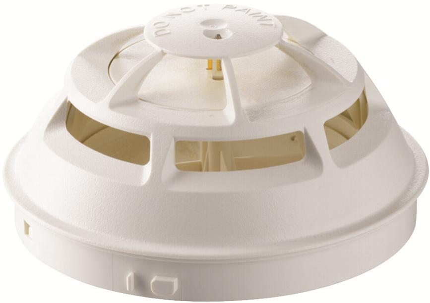 the detector for protection against dust during construction work  particles for the detection of smoke-generating flaming and smoldering fires HI110 Heat detector (RoR) Heat detector consist of: