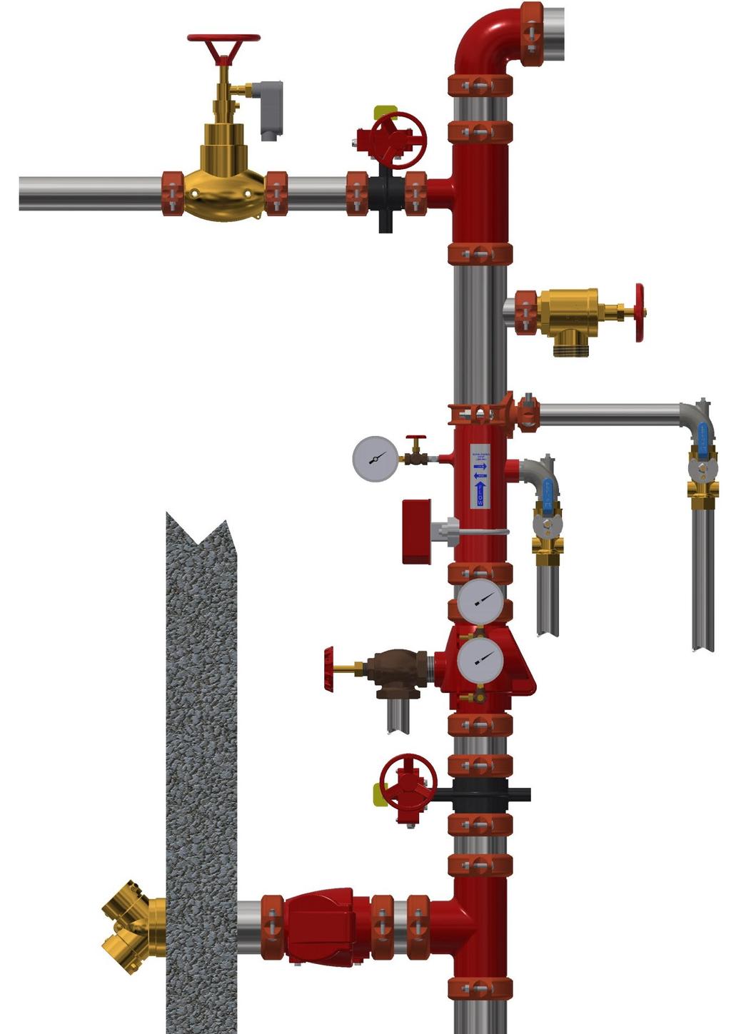 Zurn fire protection components wet standpipe systems Butterfly Valve Disclaimer for illustrative purposes only, not a typical system! 13.