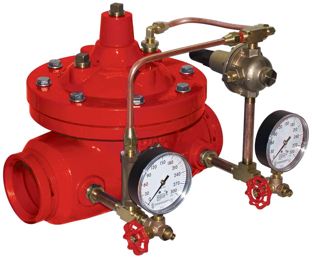 fire protection control valves ZW209FP pressure reducing valve fire protection valves Pressure reducing valve for fire protection applications Only manufacturer UL/c-UL Listed up to