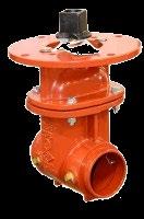 shut-off valves Post indicator (PI) gate valve Provides a