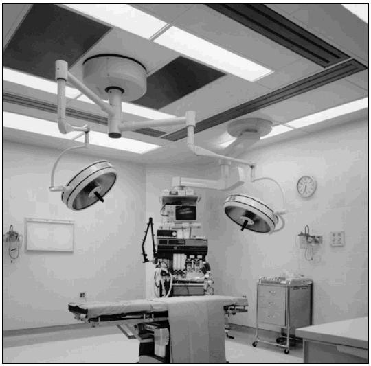 Hospital operating theatre (typical