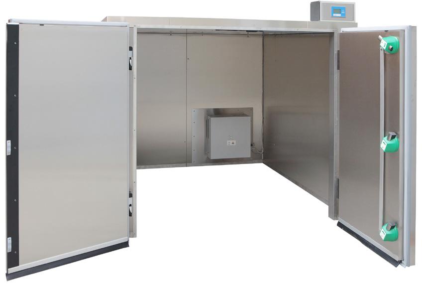 PDR SERIES Custom-built dry rooms. We assist you in choosing the right dimensions, colour, drying capacity and software for your specific application.