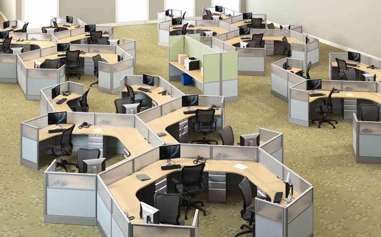 OPEN office Thinking outside the cube Maximize your open space with workstations that make your employees