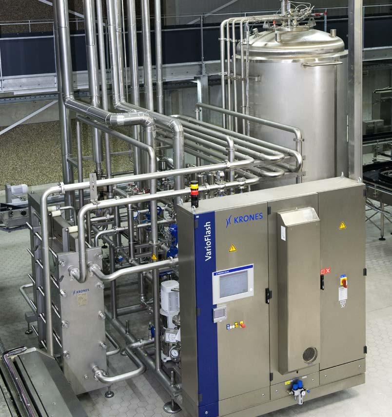 VarioFlash thermal product treatment for hygienic filling processes VarioFlash B Application: Beer and mixed beer drinks (including light and CO 2 -free drinks) with cold or ambient temperature