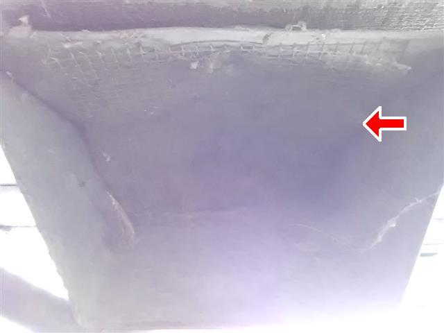8.5 The air vent(s) is dirty, clogged or capped on the exterior or interior.